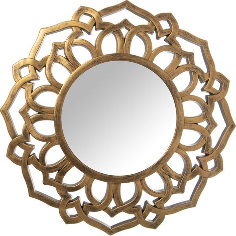 Spiegelharz Gold 60x3cm, int: ° 29 cm für alle Stile, um dem Haus eine Berührung für alle Stile zu verleihen, um dem Haus eine Note zu verleihen (1/2)