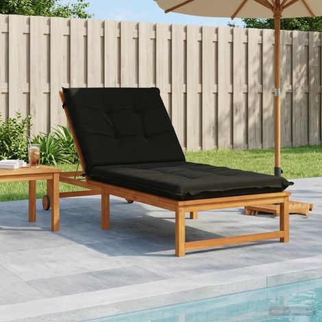 Coussin de transat GEMERT 100 % polyester Noir 190 x 70 x 9 cm (1/5)