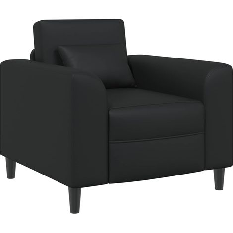 Fauteuil Noir Simili cuir vidaXL (1/5)