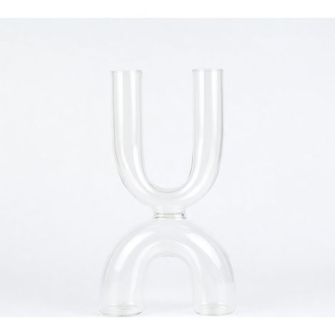 Jarrón tubular de vidrio modelo 26