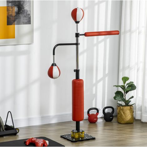 Aparato de boxeo de pie ajustable 140-205 cm con 2 speed balls OKMYHOME (1/5)