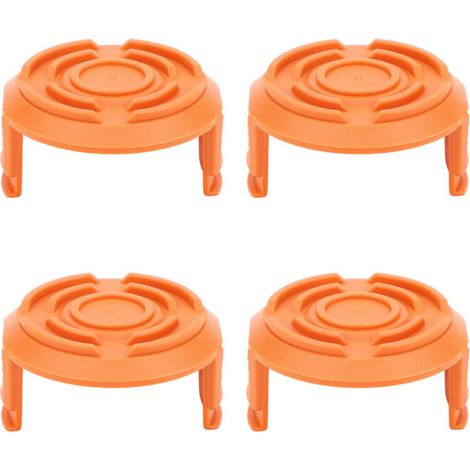 Cubierta para el carrete de la desbrozadora, 4 piezas, accesorio de repuesto para la desbrozadora Worx WA0010.