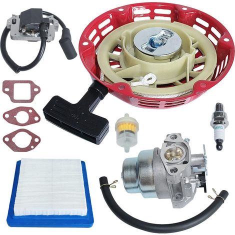 Kit de bobine d'allumage et démarreur à rappel pour carburateur pour Honda Gcv135 Gcv160 Gc135 Gc160 Hrb216 Hrs216 Hrt216 Bobine d'allumage 30500-Zl8-004 30500-ZL8-014 30500-Z0J-003 (1/5)