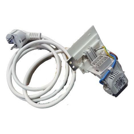 Ersatzteil - SOS Accessoire Câble d'alimentation 3x1 SCHUKO et filtre anti parasite pour Lave-linge C00091633 ARISTON HOTPOINT, INDESIT, SCHOLTES, WHIRLPOOL -  - INDESIT, ARISTON HOTPOINT, SCHOLTES, W