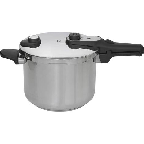 Olla Acero Rápida a presión Jata 6L 24 cm Presión 100 kPa (1/4)