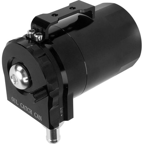 Kit de reniflard d'huile de 400 ml avec filtre de reniflard, en alliage d'aluminium, compatible avec les Chevrolet Silverado 1500 5.3L/6.2L de 2019 à 2022, noir. (1/5)
