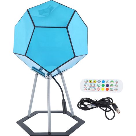 Lampe Cube 3D : Une veilleuse Rubik's Cube dodécaédrique créative et élégante avec des accents artistiques colorés. (1/5)