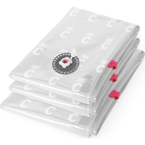 Compactor Boîtes de stockage - Ensemble de boîtes de rangement sous vide, taille M et L, transparent RAN4127 (1/5)