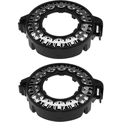 2pcs HID Phare Ampoule Retenue HID Ampoules Douille Adaptateur Base Support de Montage Xénon Retenue Support Remplacement pour D1S D2S D3S D4S Phare Ampoule, Noir (1/4)
