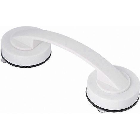 Poignée de douche à ventouse, barre d'appui sans perçage compatible avec support de sécurité pour salle de bain WHBYV (1/4)