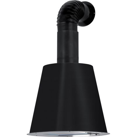 Elleci Urban De pared Negro 520 m³/h