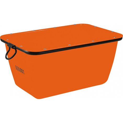 Artesa de albañil 200 L, naranja elevable por grúa