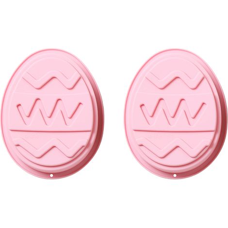 Moule À Gâteau En Silicone - Moule À Œufs De Pâques Et Dinosaure - Pour Boulangerie Et Pâtisserie - 2 Pièces (1/5)