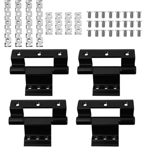 charnières robustes en aluminium pour portes et fenêtres à battants, avec pont brisé. (1/5)