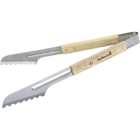 Pince de luxe pour barbecue - Inox et bois (1/3)