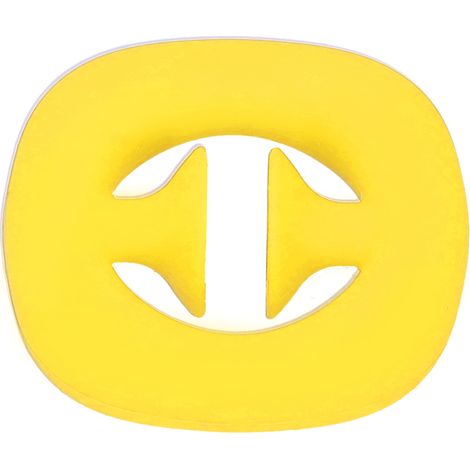 Poignée en silicone pour exercices musculaires et renforcement des mains, massage et soulagement du stress (jaune) (1/5)