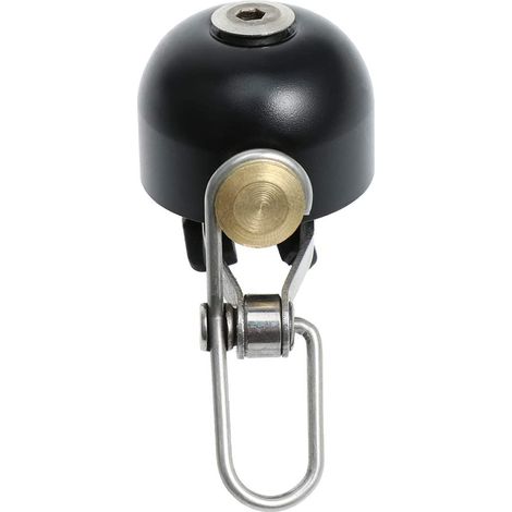 Timbre metálico para manillar de bicicleta, negro. (1/5)