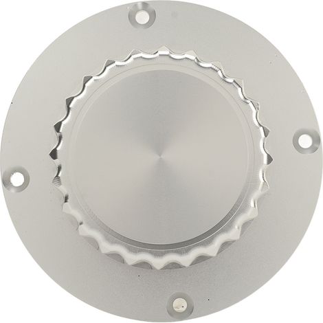 Bouchon de réservoir de carburant rotatif en aluminium, argent brillant, compatible avec les modèles de la série K : K1, K75, K100, K1100, RS, RT, SC et LT. (1/5)
