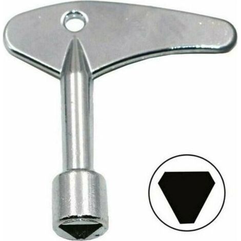 Set di 2 chiavi triangolari da 9 mm con interruttore a chiave triangolare per ascensore elettrico a gas di emergenza (1/5)