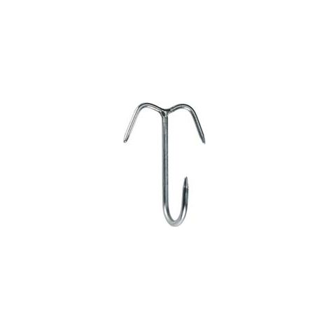 GANCIO ACCIAIO INOX ANCORA 3 PUNTE- - ø mm.6x120 - 10 pezzi