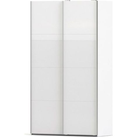 Veto Kleiderschrank A 2 türig H220 cm x B122 cm weiss, weiss hochglanz.