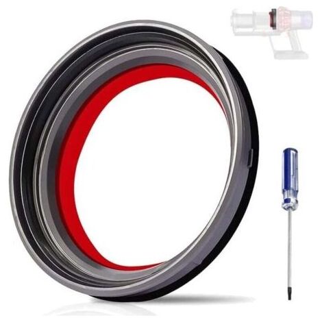 Convient pour le joint d'étanchéité Dyson V10, joint d'étanchéité de rechange pour Dyson V10, joint d'étanchéité situé en haut du bac à poussière des aspirateurs Dyson V10 et SV12. (1/4)