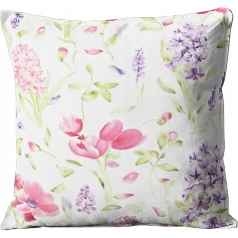 Kissenbezug 40x40 Jasiek für Kissen, 100% dicke polnische Premium-Baumwolle, Blumenmuster (1/5)