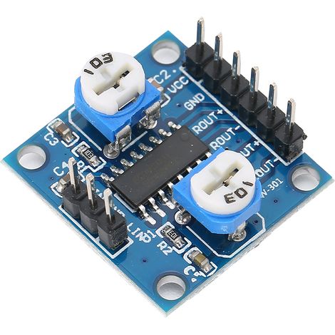 Carte d'amplificateur numérique PAM8406 avec potentiomètre de volume, amplificateur de puissance stéréo silencieux 5W x 2 (1/5)