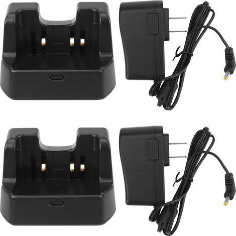 2X Chargeur de Bureau CD-41 pour Verterx Radio VX-8R VX-8E VX-8DR VX-8DE VX-8GR VX-8GE FT-1DR FT-2DR -101Li -102Li -14Li Prise Américaine (1/5)