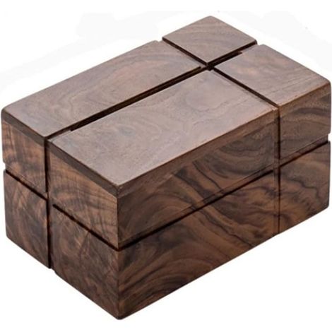 Boîte à mouchoirs en bois de noyer, style hôtel/maison, boîte à mouchoirs en bois massif, boîte de rangement multifonctionnelle en bois pour le salon. (1/5)