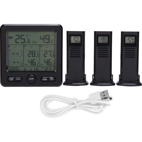 TS-6210 Digital Wireless Weather Station Thermometer Weather Temperature Monitor (1/5)