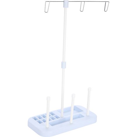 Support réglable pour 3 bobines de fil à broder, compatible machine à coudre (1/5)