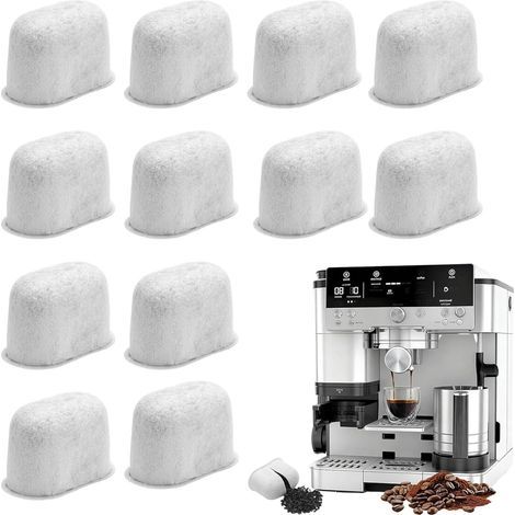 12-Piece Coffee Filters for Ninja Luxe Coffee Accessories, Activated Carbon Replacement Water Filters Effectively Absorb Impurities, Water Filters for Ninja Coffee Makers (1/5)