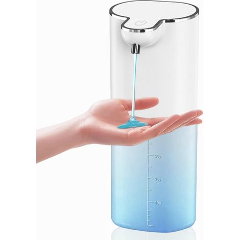 Automatischer Flüssigseifenspender, 400 ml (13,5 oz), Wandmontage, USB-aufladbar