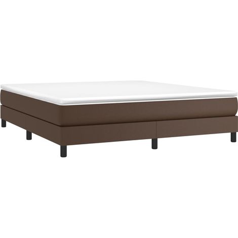 Bettgestell Braun 180x200 cm Kunstleder vidaXL