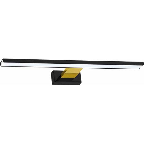 Lampada da parete a LED Milagro BLACK ML7885 nera/oro (1/5)