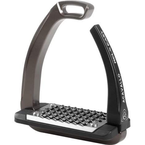 ACAVALLO Staffe Rel-X EASY SKY Junior TITANIUM apertura in silicone BAMBINI (1/3)