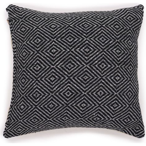 Housse de Coussin Classique - Labyrinthe Noir - 40x40cm- Vendu par 1 (1/4)