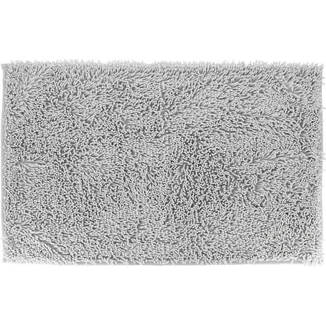 Tappeto piccolo in microfibra di ciniglia 50x80 cm - grigio chiaro - Tendance