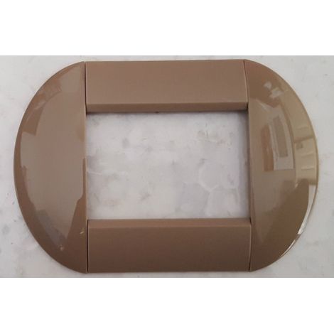 Trade Shop - PLATTE PLATTEN PLATTEN KOMPATIBEL MIT LIVING INTERNATIONAL LIGHT BOWLED BTICINO - Gelbliches Grau