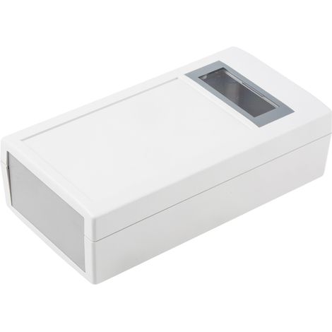 Boîtier portable RS PRO avec fenêtre d'affichage, Polystyrene Gris, dim. ext. 150 x 80 x 45mm, IP64 ( Prix pour 1 )