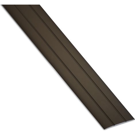 15er Pack - Übergangsprofil Cross 1000 x 37 x 2,5 mm selbstklebend aus Aluminium bronze eloxiert