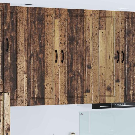 Küchenschrank mit Regal Altholz 40 x 31 x 100 cm Holzwerkstoff