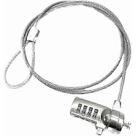 Candado de seguridad universal para portátiles, sistema de contraseña antirrobo para cibercafés, compatible con ordenadores y portátiles. (1/5)