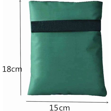 Grüne, frostsichere Außenarmaturenabdeckung, wasserdichte Schutzhülle für Armaturen, 2 Stück: 1815 cm