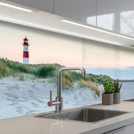 SALPICADEROS DE COCINA Faro - Naturaleza - Playa 300x80