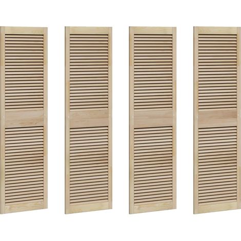 Maison Exclusive - Schranktür 4 pcs Natur 170 x 2,1 x 49,5 cm Mas