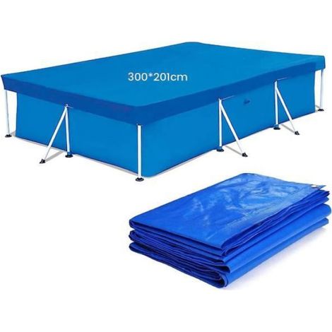 Bâche de Protection pour Piscine - Non spécifié - Rectangulaire - 300cm x 201cm - Étanche - Résistant aux UV (1/3)