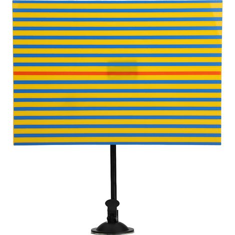 Lot de 2 réflecteurs de contrôle pour réparation de bosses sans peinture, planche lignée jaune et bleu (1/5)
