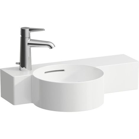LAUFEN VAL Lave-mains, 1 trou de robinetterie à gauche, avec